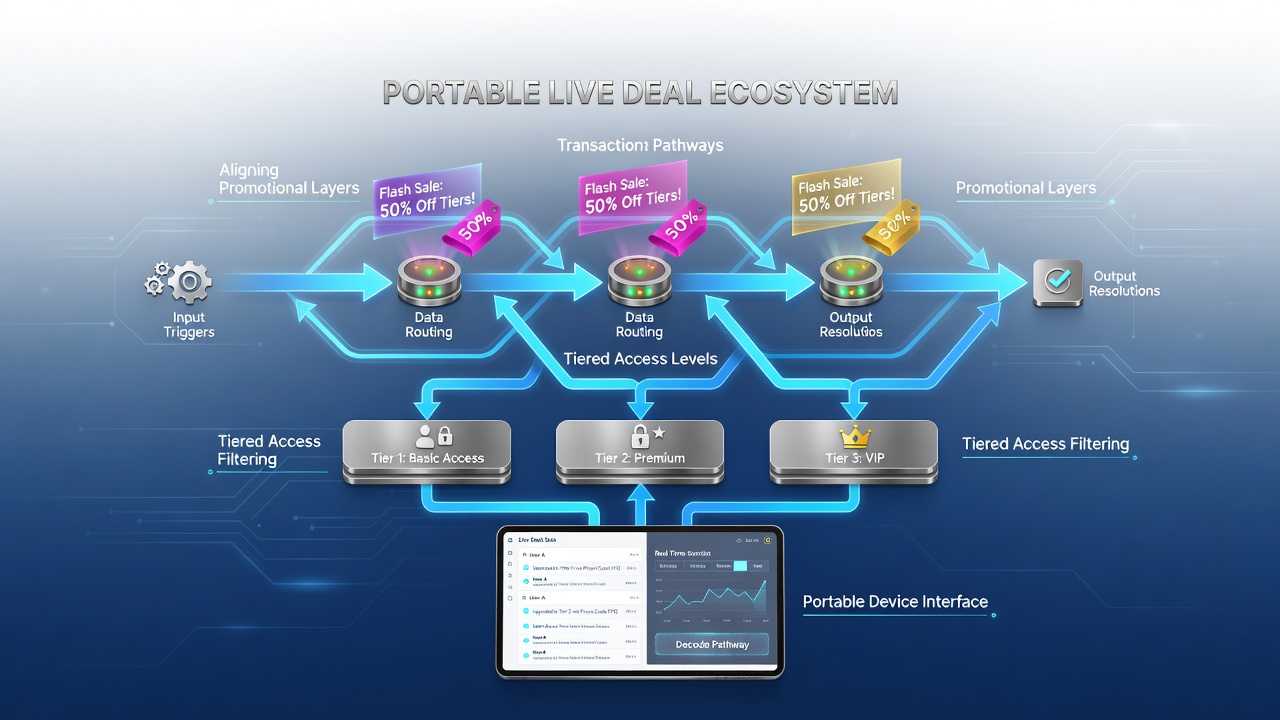 Schematische Darstellung von gestaffelten Zugangsrechten und Transaktionssynchronisation in mobilen Live-Dealer-Umgebungen