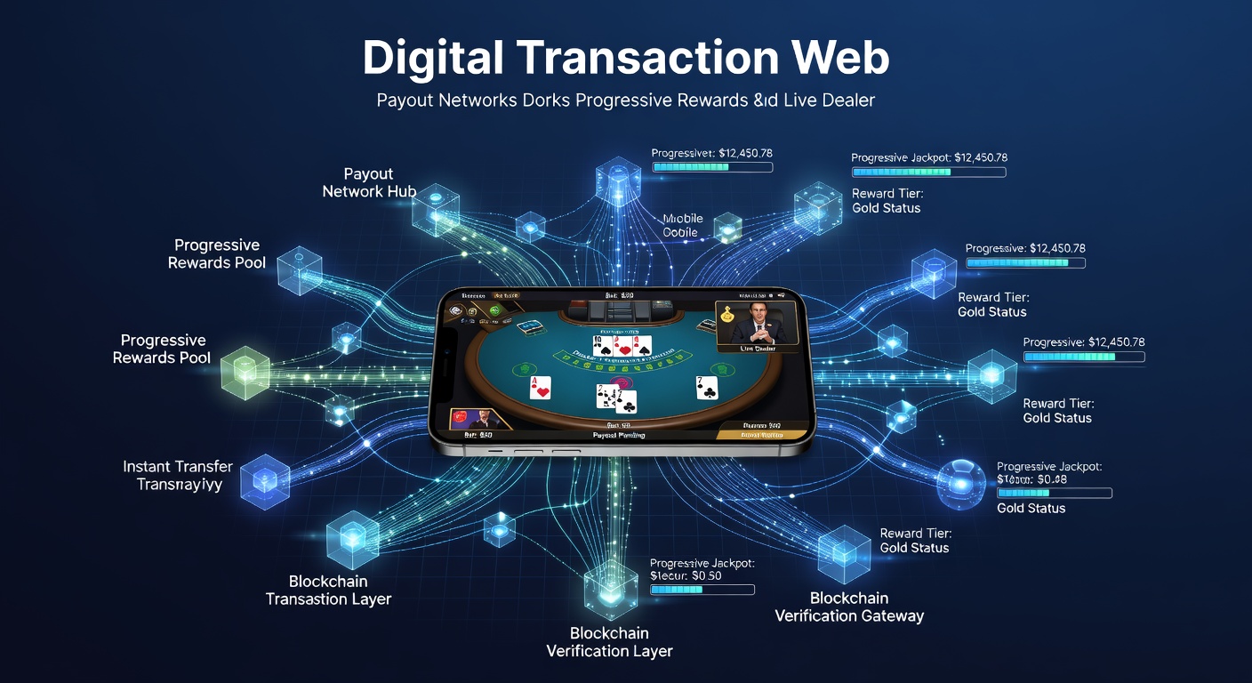 Digitale Transaktionsnetze in mobilen Blackjack- und Live-Dealer-Umgebungen