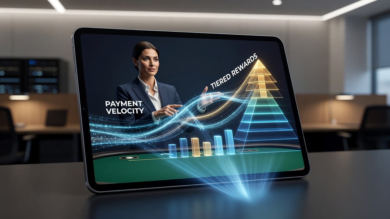 Visualisierung gestaffelter Belohnungssysteme in Smartphone-Live-Dealer-Sessions